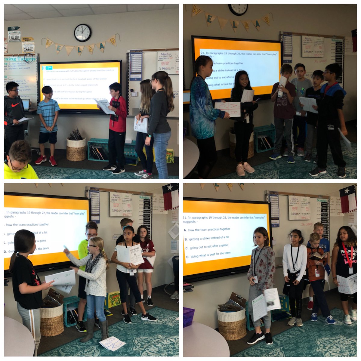 TeachAguilarm's tweet image. Their discussions during “Make the Case” made my heart melt! @lead4ward @CFISDWells @cfisdwells5th #conversationiskey #textevidence #ExploreWells