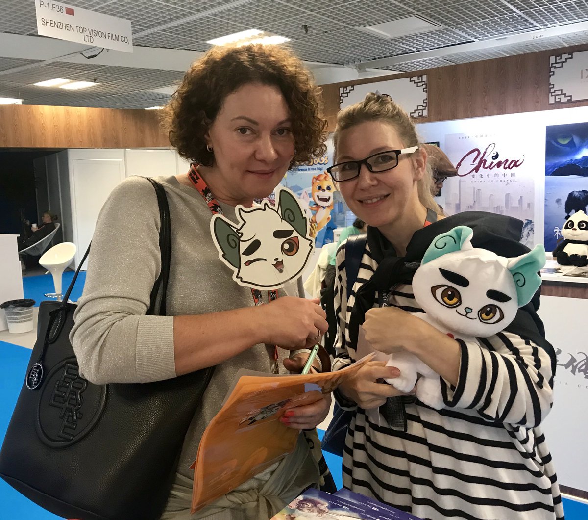 Jingju_cats's tweet photo. Everybody loves Lil'Pai in #MIPCOM2018
#MIPJR #Cannes #jingjucats #mip2018 #mipcom2018 #france #京剧猫 #法国 #戛纳 #中国 #Chinese #China #中国文化 https://t.co/nM0ktymhrq