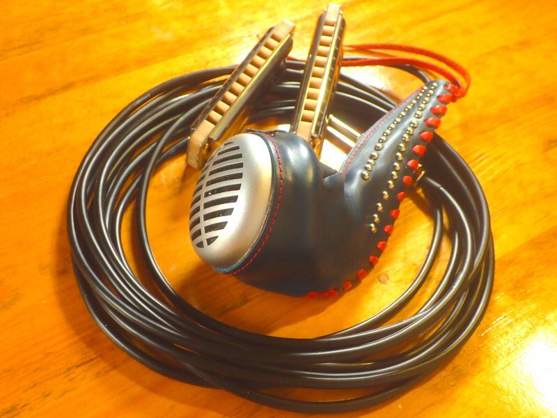 広瀬哲哉 Leather Microphone Cover Planned By Hirose Tetsuya 10 Hole Diatonic Harmonica Player Designed Produced By Dark End Of The Street Microphone Shure 5dx 17th October 18 ハーモニカマイクカバー Shure 5 ブルース 広瀬哲哉 Leather Microphone Cover Planned By Hirose Tetsuya 10 Hole Diatonic Harmonica Player Designed Produced By Dark End Of The Street Microphone Shure 5dx 17th October 18 ハーモニカマイクカバー Shure 5 ブルース