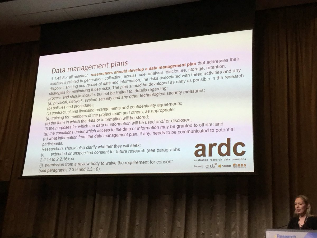 ragamouf's tweet image. NHMRC guidance for data management plans, if you happen to be creating one #eResAU2018