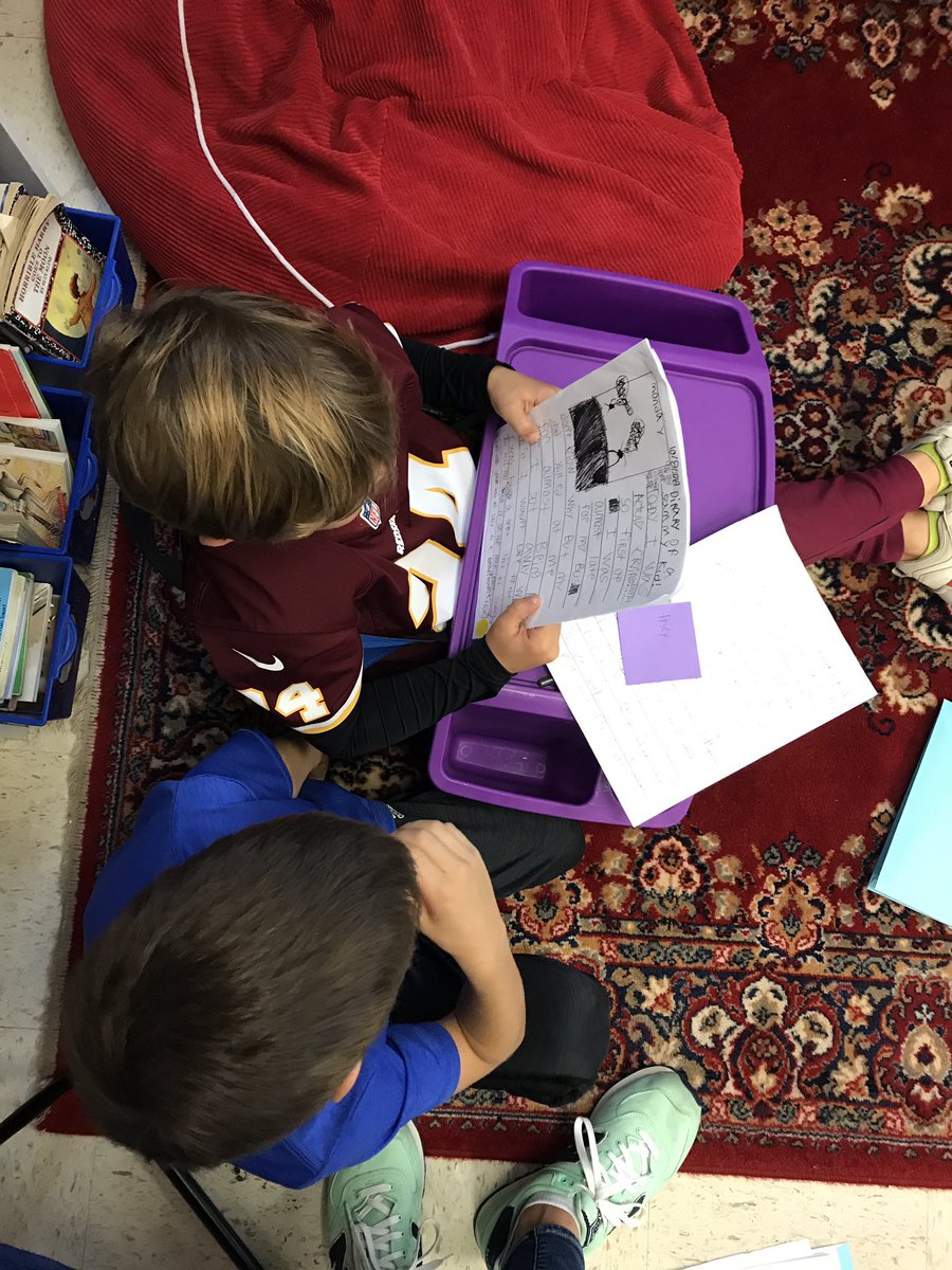 2nd grade writers leaning on their mentor texts and their partners for support.  <a href="/BedwellSchool/">Bedwell Elementary School</a>