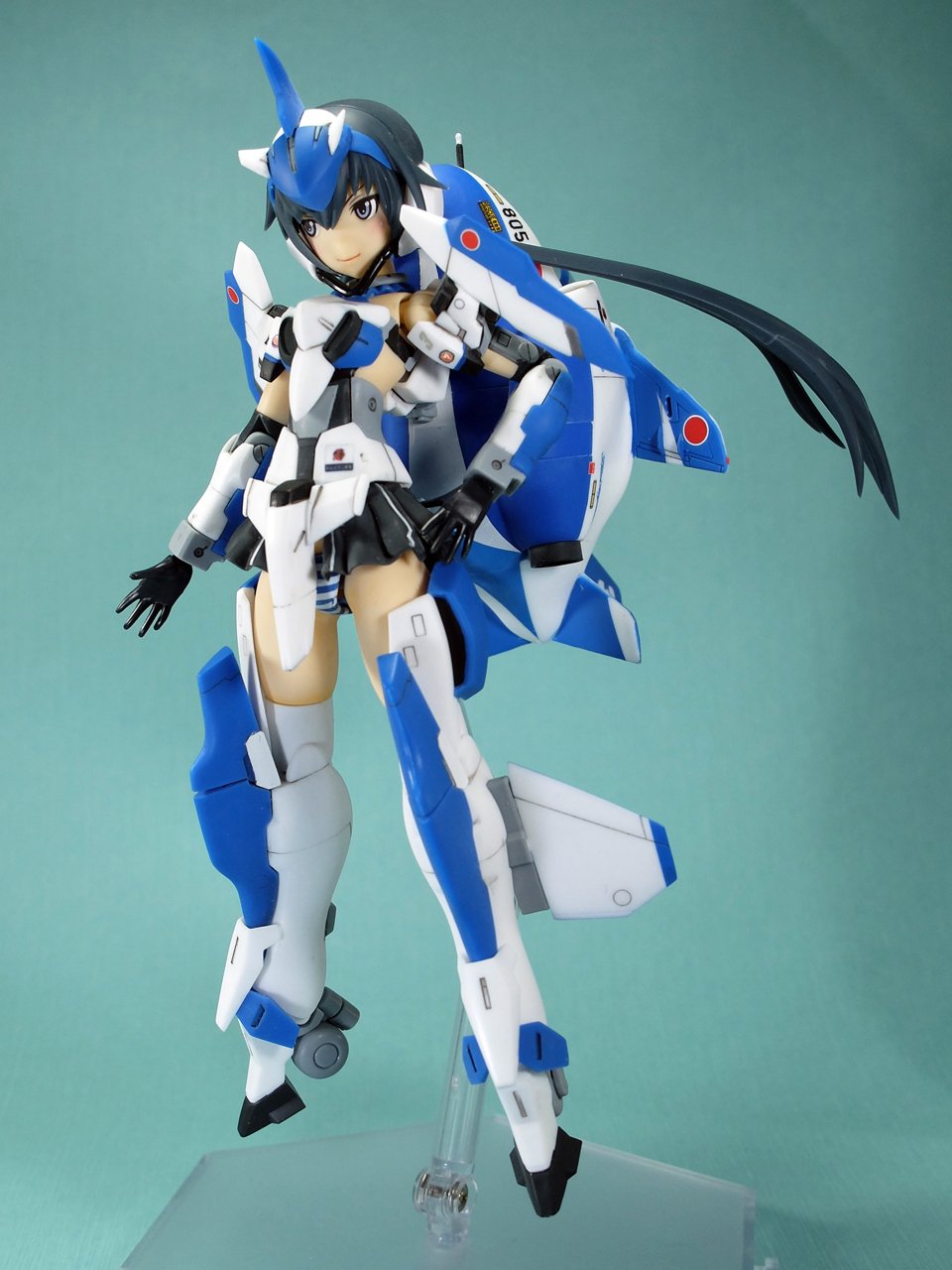 Re Jin スティレットblue Impulse With たまごひこーき 個体名 美弥 みや 完成しました 成型色に部分塗装のつや消しで仕上げ ワンポイントで本体とたまごひこーきに11年の被災から復活した際に施していた 絆 のマーキングを追加しました Ac