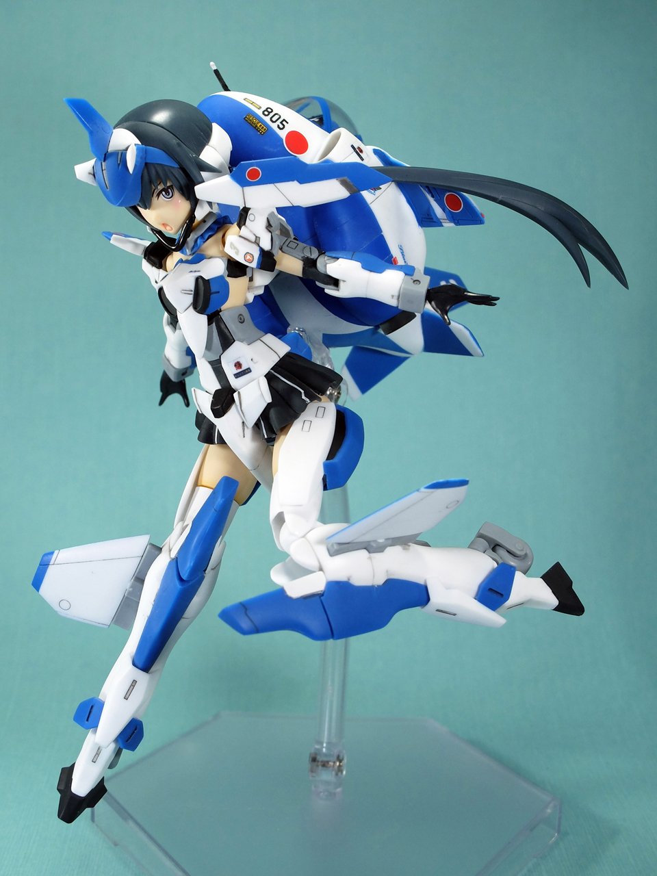 Re Jin スティレットblue Impulse With たまごひこーき 個体名 美弥 みや 完成しました 成型色に部分塗装のつや消しで仕上げ ワンポイントで本体とたまごひこーきに11年の被災から復活した際に施していた 絆 のマーキングを追加しました Ac