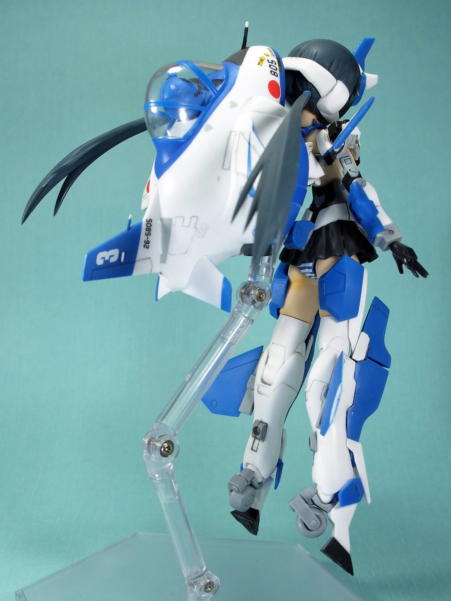 Re Jin スティレットblue Impulse With たまごひこーき 個体名 美弥 みや 完成しました 成型色に部分塗装のつや消しで仕上げ ワンポイントで本体とたまごひこーきに11年の被災から復活した際に施していた 絆 のマーキングを追加しました Ac