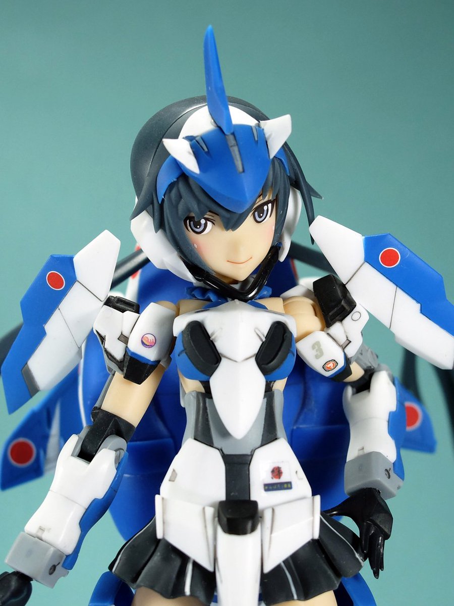 Re Jin スティレットblue Impulse With たまごひこーき 個体名 美弥 みや 完成しました 成型色に部分塗装のつや消しで仕上げ ワンポイントで本体とたまごひこーきに11年の被災から復活した際に施していた 絆 のマーキングを追加しました Ac