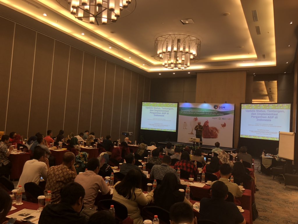 AntoineMeuter's tweet photo. Dr F. Summing from the Indonesian Agriculture Ministry updating us on the status of the AGP ban implementation in his country #gastrointestinalfunctionality DSM Seminar @DSMFeedTweet https://t.co/lJilU6Rj0l