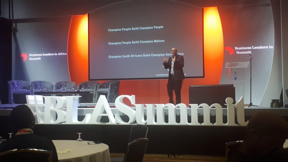 AshrafGarda's tweet photo. I delivered a talk on the Champion South Africa key message of “Champion People Build Champion Nations “ at the #BLASummit and because growing champions is what we all need to do I’m sharing this in the hope you will to #ChampionSouthAfrica @ChampionSAfrica https://t.co/E0YwEqGdqq