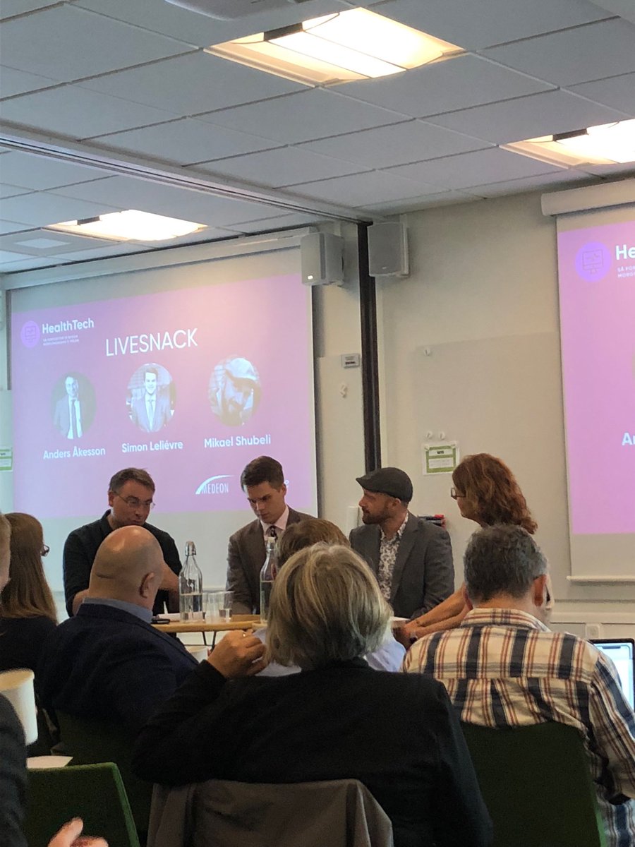 Heidi Avellan ⁦<a href="/sydsvenskan/">Sydsvenskan</a>⁩ leder Livesnack om digitalisering av sjukvården med Anders Åkesson, Simon Leliévre och Mikael Shubeli under #Medeon och ⁦<a href="/attatillfem/">8till5</a>⁩ live konferensen #Health Tech 2018 fördjupning, på Medeon. Tidigare:⁦<a href="/CareChainIO/">CareChain</a>⁩ om blockchains.