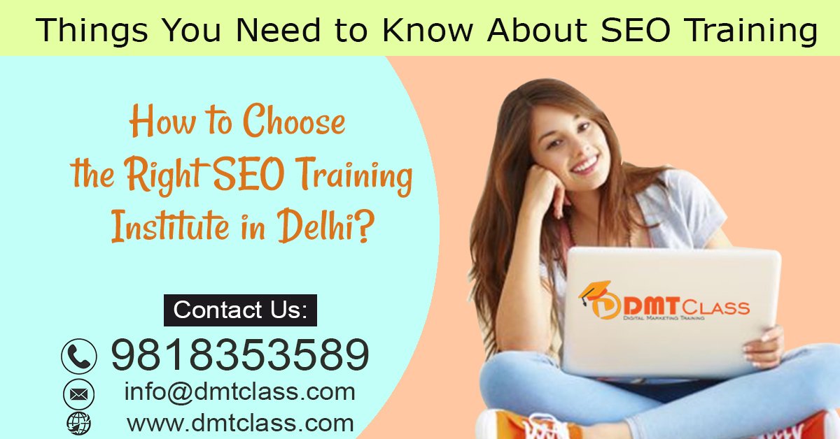 dmtclass's tweet image. SEO is the most important part of online marketing and getting traffic to your website. Anyone can get #SEO #training which is also important to get success in the online space and getting more traffic and clicks on your website.
Call on 9818353589
Visit:dmtclass.com