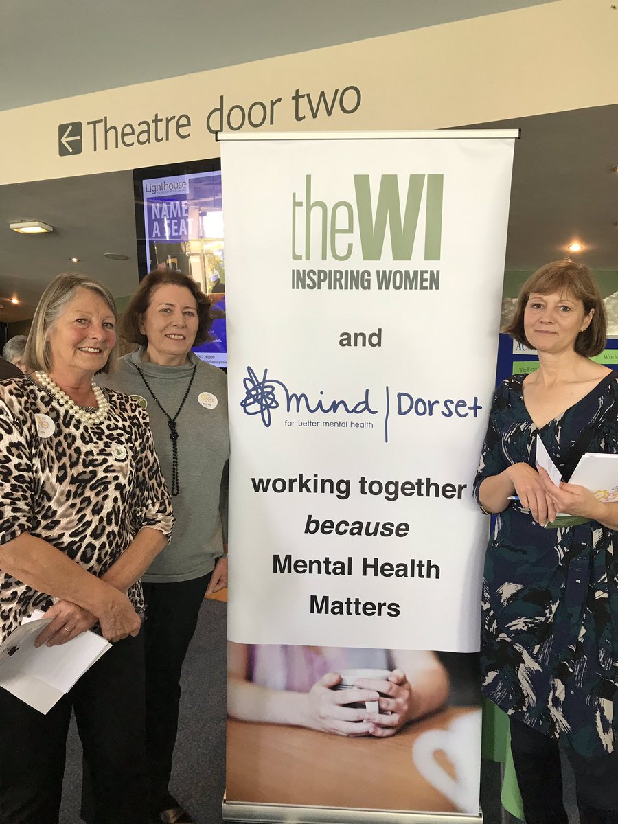 DorsetMind's tweet photo. With the #Dorset @WomensInstitute today for their AGM at @LighthousePoole - we’re working together this coming year to spread #mentalhealth awareness among their network #WIMakeTime
@CEODorsetMind @MindCharity @DrAndyMayers #MentalHealthMatters https://t.co/In7pjZ7XRi