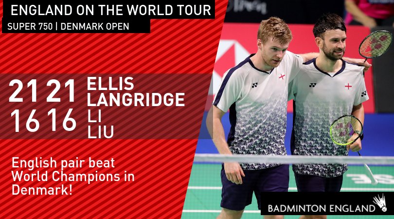 Massive result for <a href="/ellis_marcus111/">Marcus Ellis</a> &amp; <a href="/C_Langridge/">Chris Langridge</a>  in Denmark!! 
World Champions defeated in straight sets!