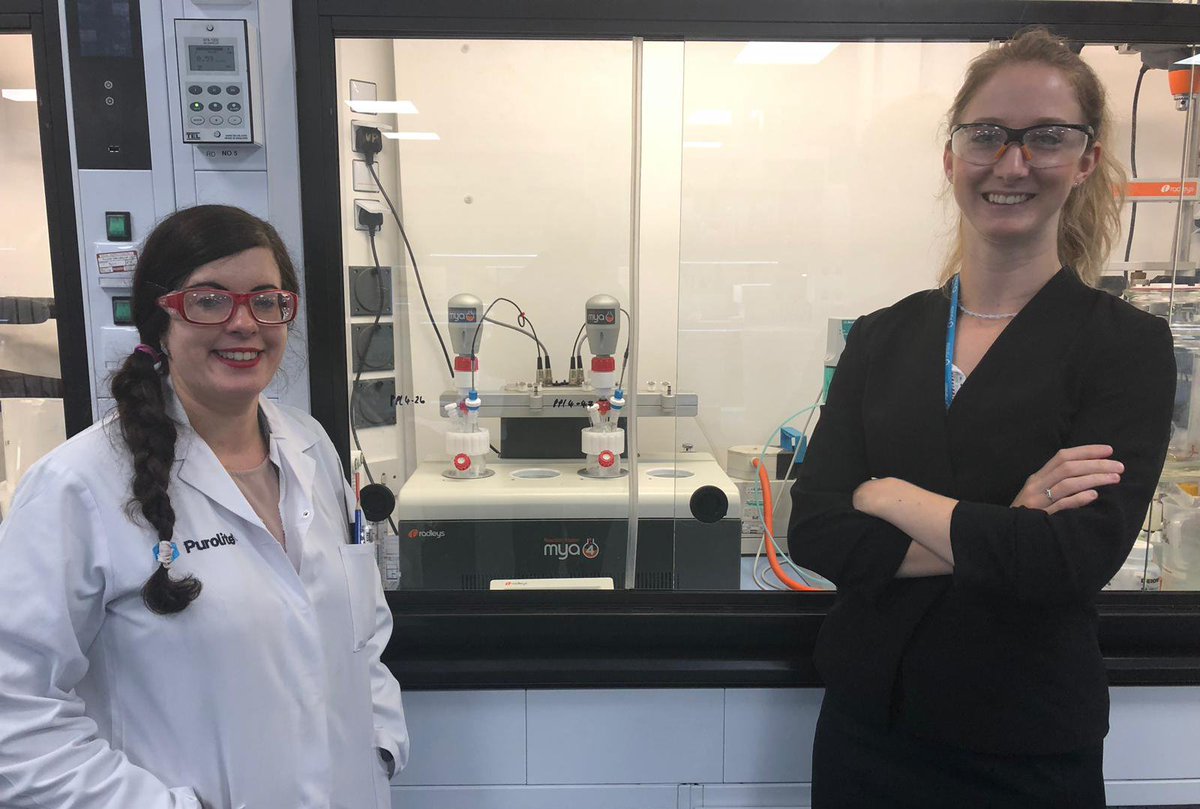Radleys's tweet photo. Last week we visited @PuroliteLifeSci to install their second Mya 4. Another excited and happy customer! Visit our website to find out about Mya and how she can help you and your lab: https://t.co/xaclQiAGcL #Radleys #Mya4 #LabLife #MoreProductive https://t.co/SUvSZELHcX