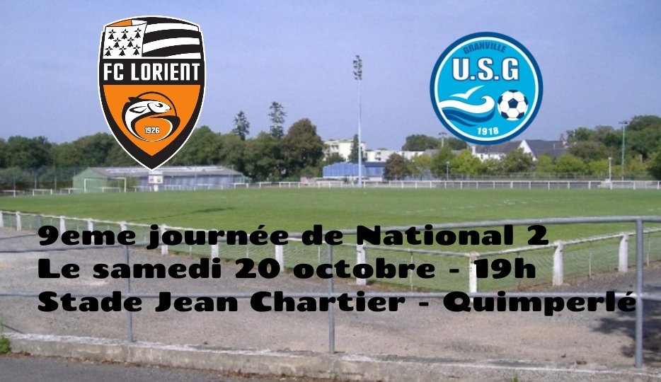 US_Granville's tweet photo. #National2 Entre deux tours de Coupe, Granville se déplace à Quimperlé pour affronter la réserve du @FCLorient samedi à 19h #Objectif3points #TeamUSG https://t.co/kVWMW6Jgob