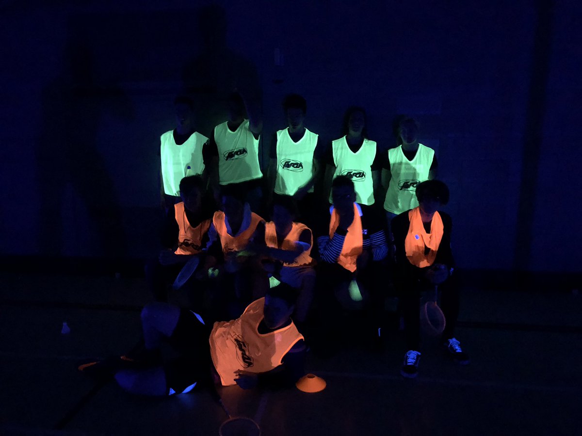 RunshawPS's tweet photo. A couple more shots from glow in the dark badminton 🏸 @RunshawEnrich https://t.co/eCzBV4fqZC