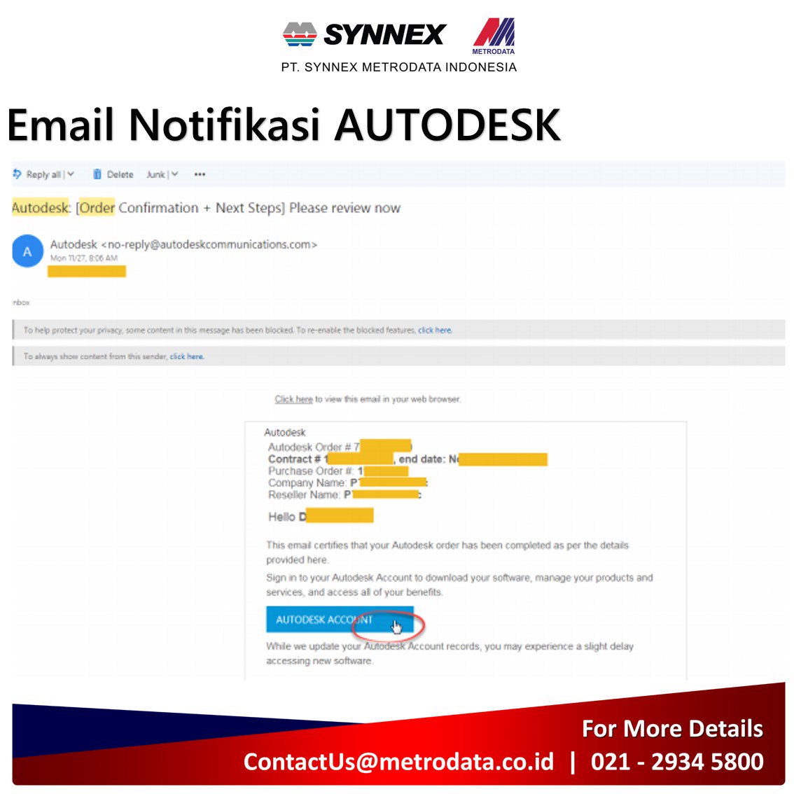 SynnexMetrodata's tweet photo. 1| Untuk mengakses software dan menunjuk user yang boleh menggunakan software tersebut, klik AUTODESK ACCOUNT. Atau pergi ke https://t.co/5IsK4Ig5ST #SMITips https://t.co/Uc0jUED2iQ