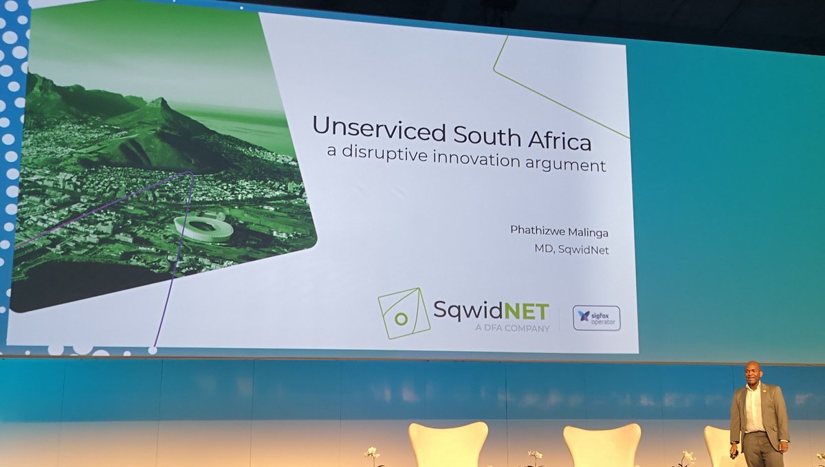 Aboutit_ZA's tweet photo. Pathizwe Malinga, Managing Director @SqwidNet sharing on the 'Unserviced South Africa - A disruptive innovation argument'
#AboutIT #MyBroadband2018 #ChangeInTechnology #FocusOnTheUnserviced #DigitalTransformation #Innovation https://t.co/Q5Y1bBWj52
