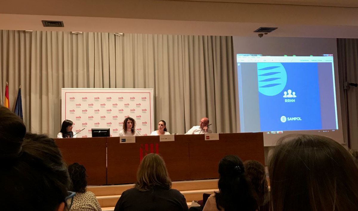 SampolEnergia's tweet image. Sampol, formo parte de la Mesa redonda que organizo el @SOIBinfo , para fomentar el empleo joven, y en la que participamos junto a @RiuHoteles  y @testCarrAR   #talentprogram #soibjove #garantiajuvenil #somossampol