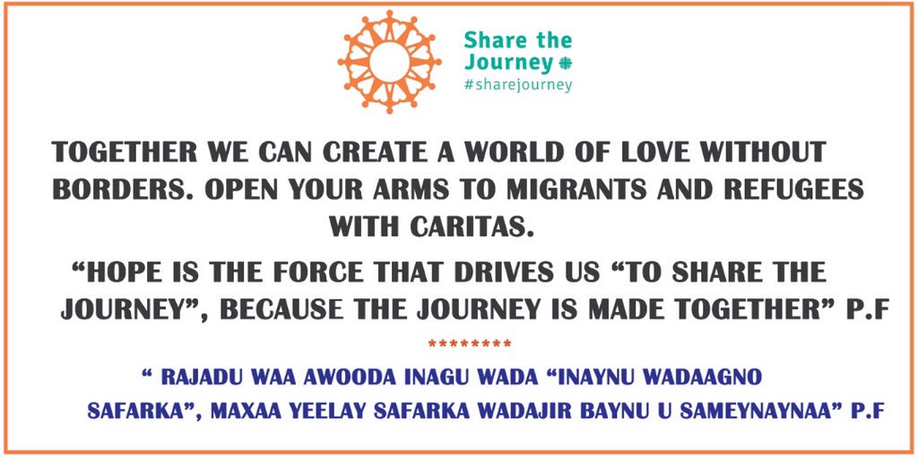 Looking forward to join other Caritas’ member organisations around the world in the Global Solidarity Walk this Sunday October 21st! #ShareJourney
