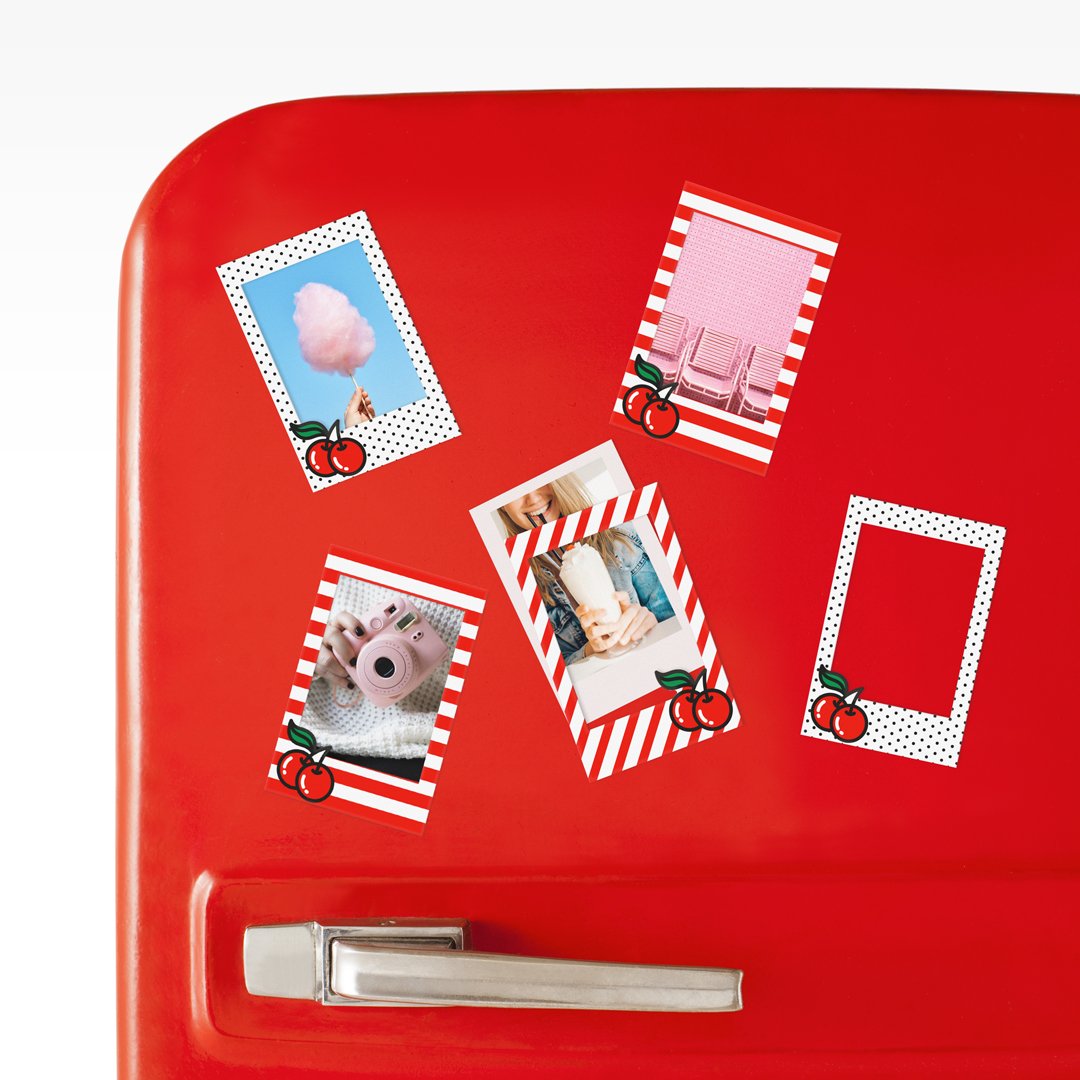 Our Cherry collection has dropped and it's ready to shop! Starting with these Cherry Magnetic Frames for all your summer Polaroids 🍒😍 Shop here - justmustard.com/product-catego… #productlaunch