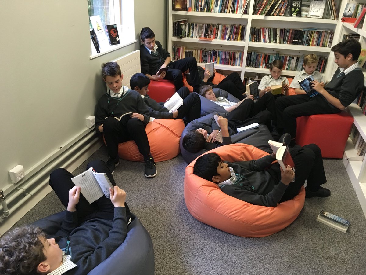 Reading Week <a href="/SPFSeniors/">Stephen Perse Foundation Senior School</a> ! We love it! 😍📚