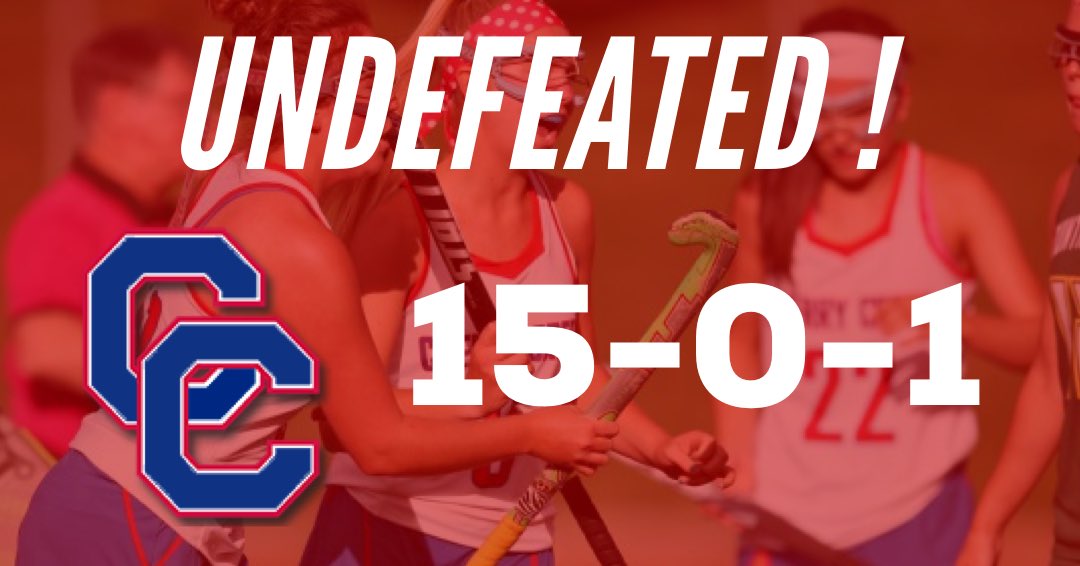 They’ve done it!!!

With a 1-0 win over Colorado Academy, Cherry Creek Field Hockey  has completed the UNDEFEATED regular season.

That’s 

1️⃣5️⃣ Wins
1️⃣ Tie
🚫 Losses!