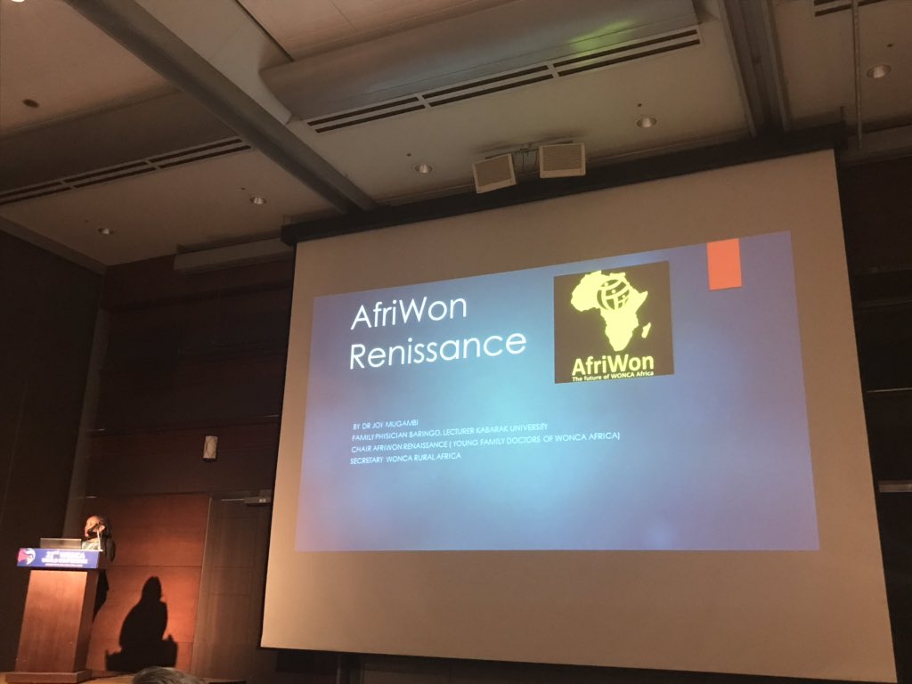eyfdm's tweet photo. Now words from @theRealAfriWon and @AlRazimovement with @JKARAMANA and @nagwanashat at the @WoncaWorld conference during a joint workshops with #YDMs https://t.co/iIOUldxhCx
