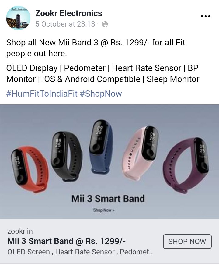mii3 smart band