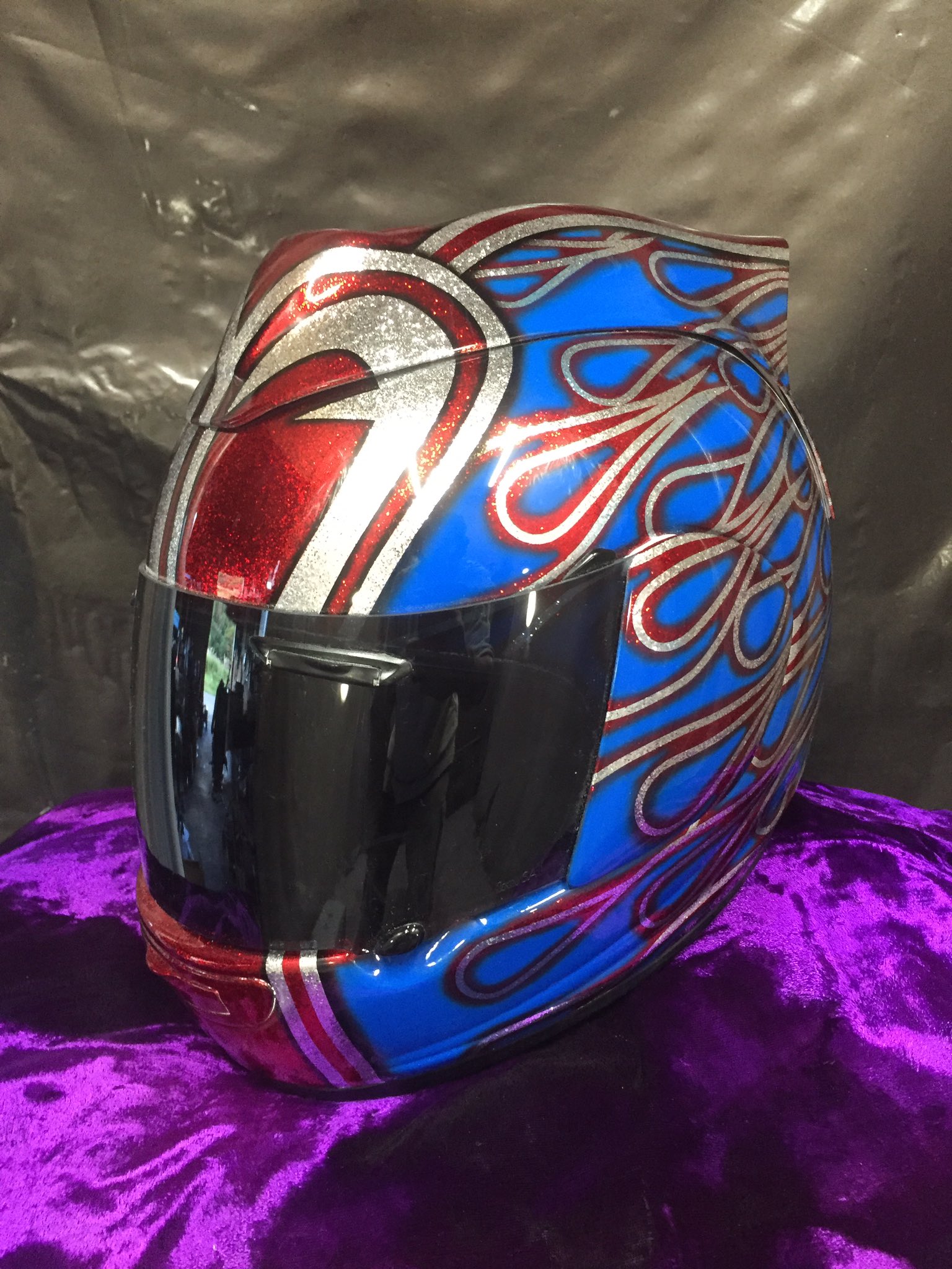 Arai アライ AstroIQ 忠ヘル 走り屋 カスタムペイント sizeL