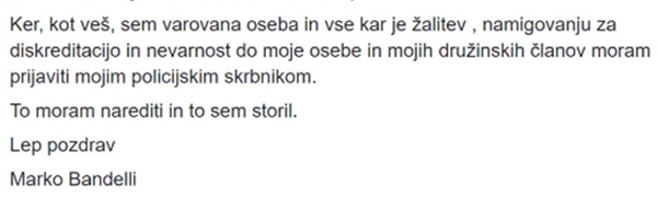 BojanPozar's tweet photo. #Požareport
Priprave na dosje @markobandelli: razvpiti minister, znan tudi po svojem outfitu v slogu #Gomorra, že celo osebno grozi ljudem po @facebook, češ, pazite sem policije, jaz sem varovana osebnost" ... ?!
@vladaRS @policija_si https://t.co/VwzzEBgdaZ
