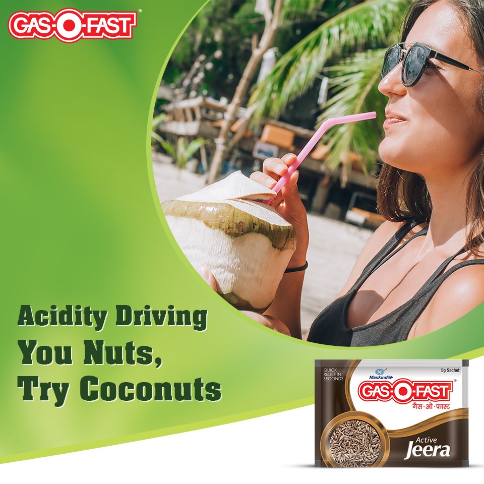 GasOFast's tweet photo. #Fact! Coconut water is helpful in restoring the normal secretion of stomach acids! #GasoFact #GasoFast https://t.co/a3diafoOEx
