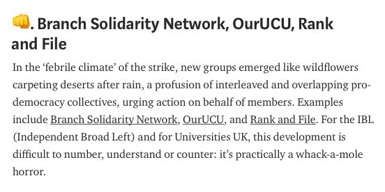USSbriefs's tweet photo. For some, it's "like wildflowers carpeting deserts after rain"
For others, it's "practically whack-a-mole horror"
All hail pro-democracy initiatives @ucusolidarity @UCU_RankFile @OurUcu
#powerwonking #YesUniCan #USSstrike
https://t.co/lqJtsxOWbH https://t.co/Nd6Ulnv9zp