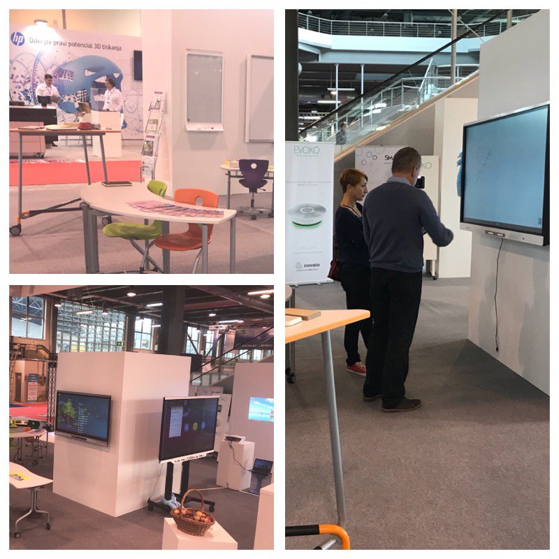 Inovatio_si's tweet photo. We are ready for a new day @CeljskiSejem #feelthefuture with the latest technology from #smarttechnologies https://t.co/fnT1DGPvv9