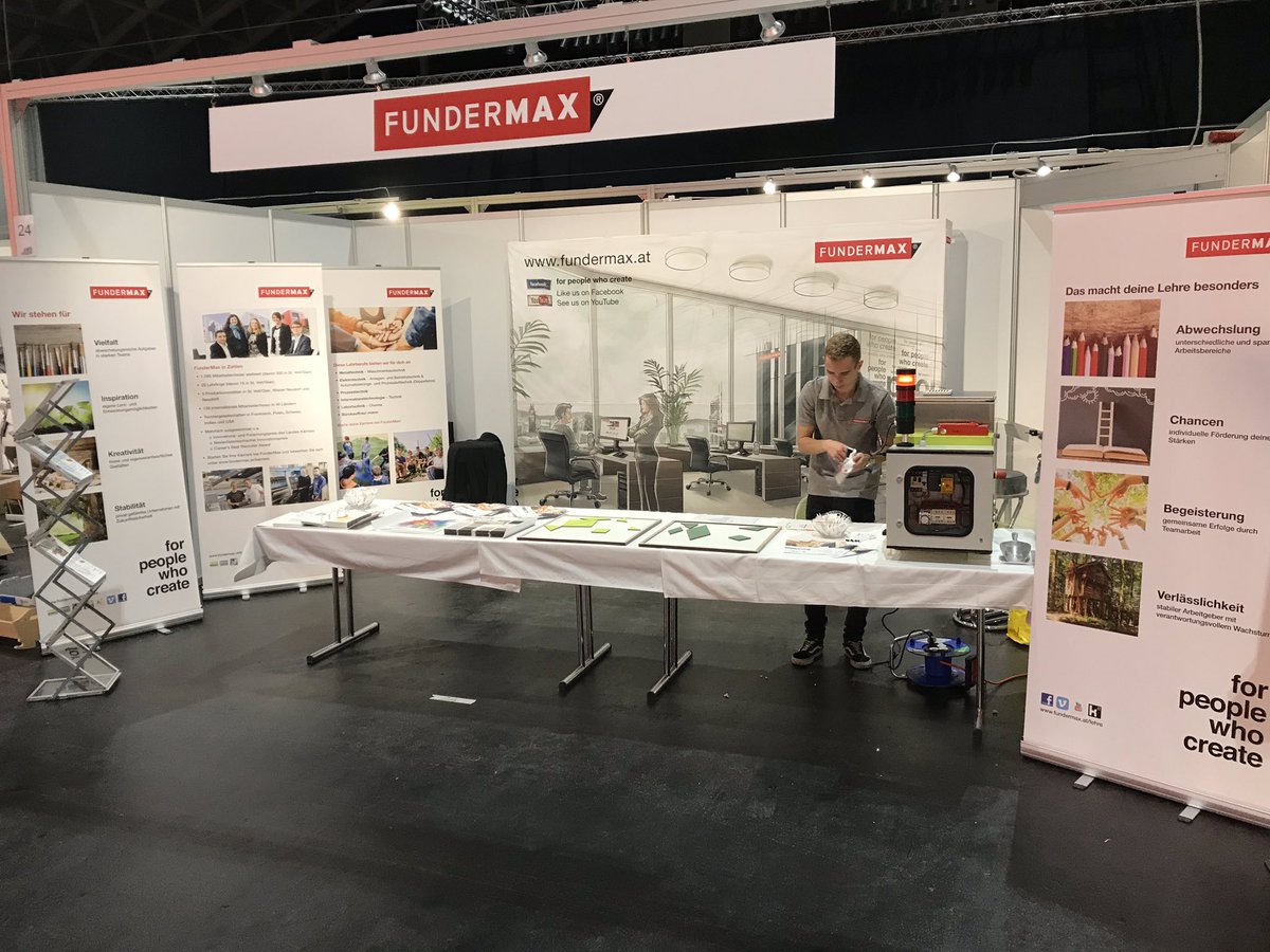 juergenlizar's tweet image. Messe „JOBmania“ in der Arena Nova in Wiener Neustadt von 18-20.10.2018

Wir freuen uns auf Eueren Besuch.

#fundermax #forpeoplewhocreate
