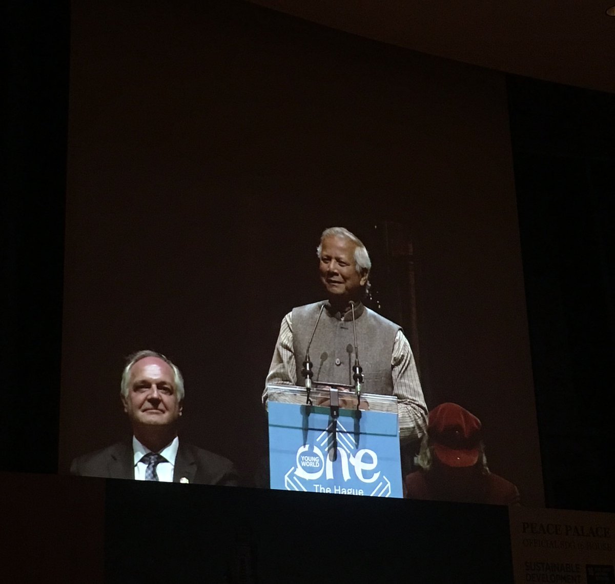 “If you don’t imagine the world you would like to create, that will never would happen. That’s the power of imagination. You must be creative” <a href="/Yunus_Centre/">Muhammad Yunus</a> #OYW2018