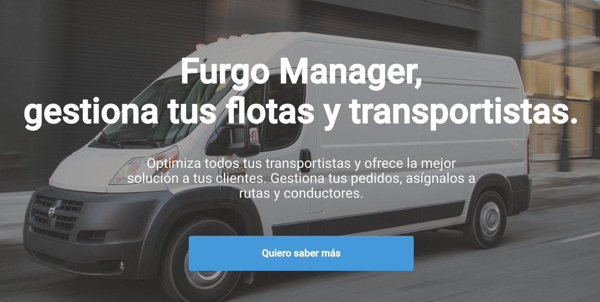 Gracias a Furgo Manager las empresas de transporte mejoran la relación con sus clientes y conductores, así como la gestión y la trazabilidad de sus operaciones.

furgo.io/furgomanager