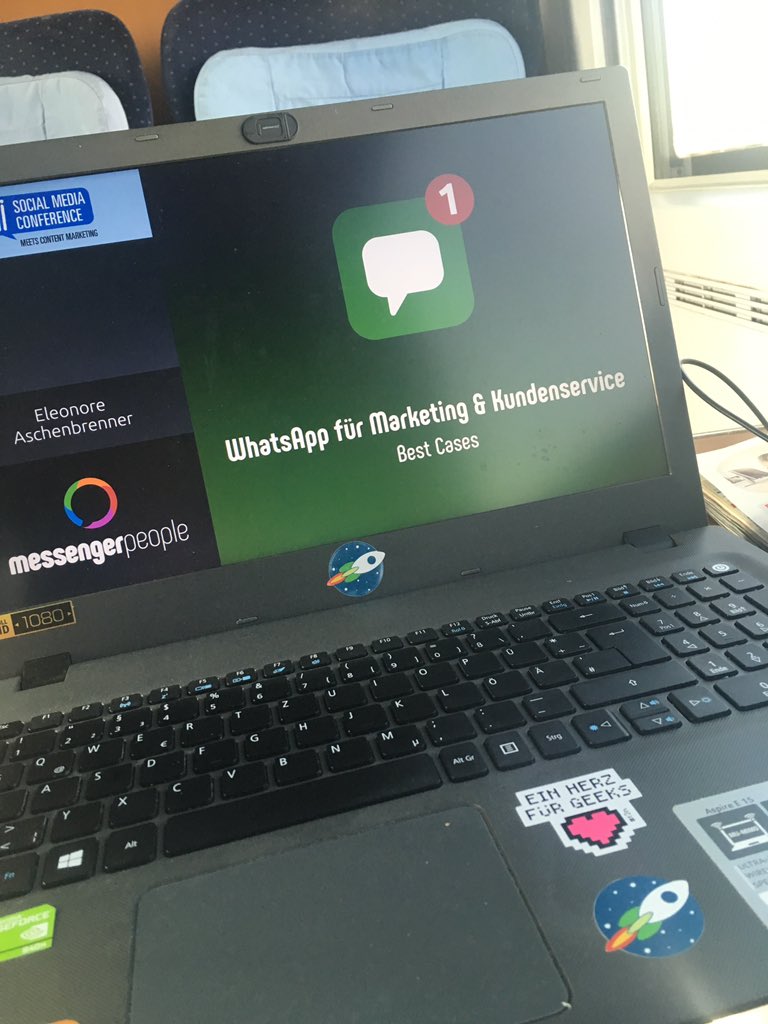 Ab nach Hamburg zur Social Media Conference 2018 #smc18   Mit tollen Cases im Gepäck freue ich mich auf meinen Vortag am Freitag! #messengerpeople #MessengerFTW #MessengerServices