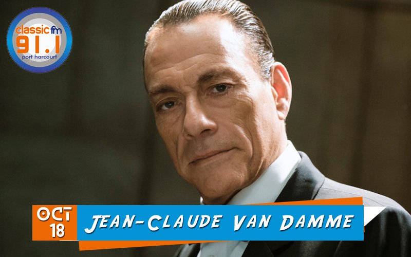 Happy birthday to actor, producer and martial artist, Jean-Claude Van Damme. 