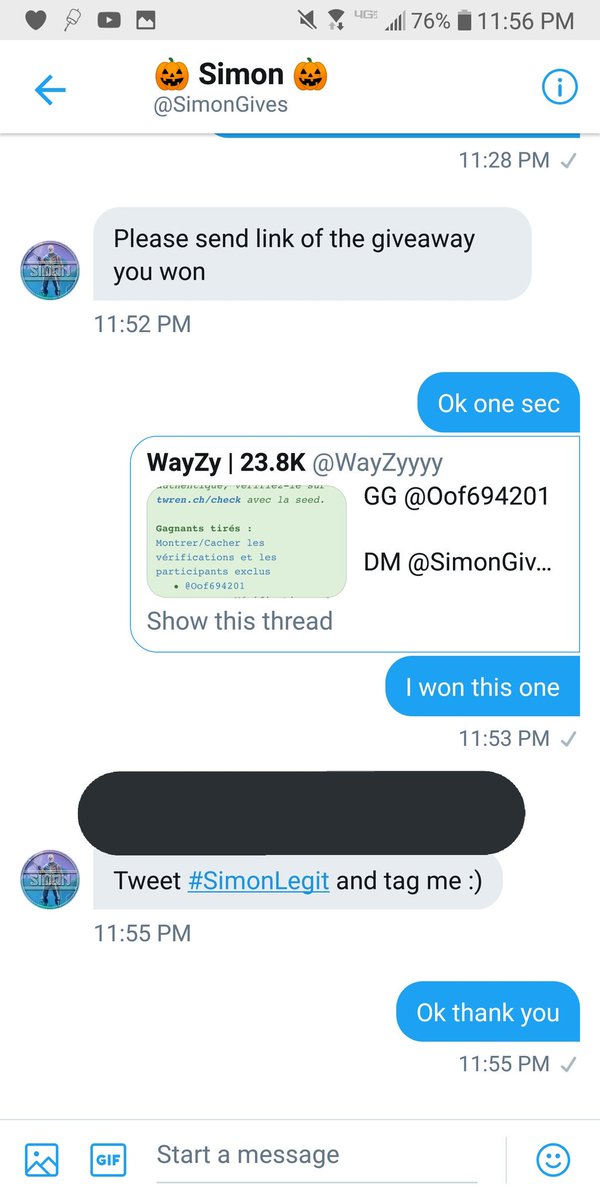 Oof69Supreme's tweet photo. Just won an acc from @SimonGives. #SimonLegit https://t.co/VumGrDUL8T