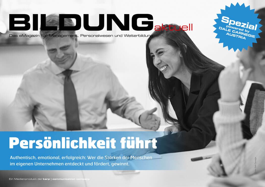 DaleCarnegieAT's tweet photo. „Für authentische und nachhaltige Persönlichkeitsentwicklung ist es unerlässlich, die emotionale Komponente einzubeziehen, insbesondere durch das Bewusstmachen eigener Stärken” @RobertKorp Mehr: in der Sonderausgabe @BILDUNGaktuell #Bildung #DaleCarnegieAT
https://t.co/xrBW0Pi3g1 https://t.co/8BDY8ZpOdG