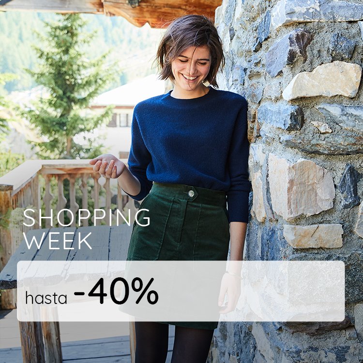 ¡¡Disfruta de la Shopping Week hasta -40% en moda &amp; hogar!! 
COLECCIÓN MODA ► bit.ly/2IrNMum
COLECCIÓN HOGAR ► bit.ly/2EtRlDF