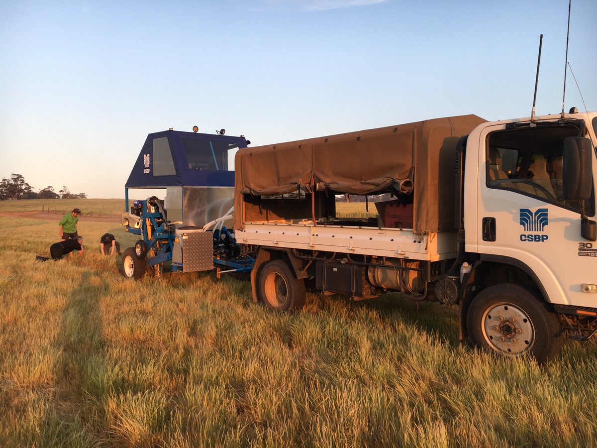 CSBPfertilisers's tweet photo. The first test run of our new seeder in paddock was a success this week! #csbpfieldresearch https://t.co/NjBEUeasYA