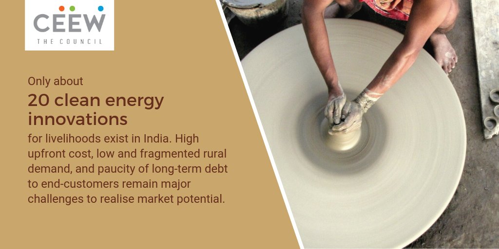 Get key findings from our report on clean #energy innovations to boost #rural #income in #India here: bit.ly/2yJT55E
#sdgs #ClimateAction <a href="/SEforALLorg/">Sustainable Energy for All</a> <a href="/Power4All2025/">Power for All</a> <a href="/pancakepoet/">Sanchit Waray</a> <a href="/ajainme/">Abhishek Jain</a>