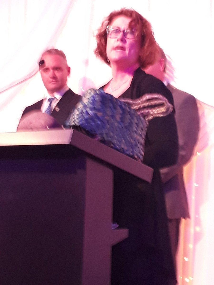 gibmonsta's tweet photo. Another success for Ateed at the EDNZ awards dinner in Waitangi. . Jane Finlayson doing the honours. We rock! https://t.co/1t12wVqHJX