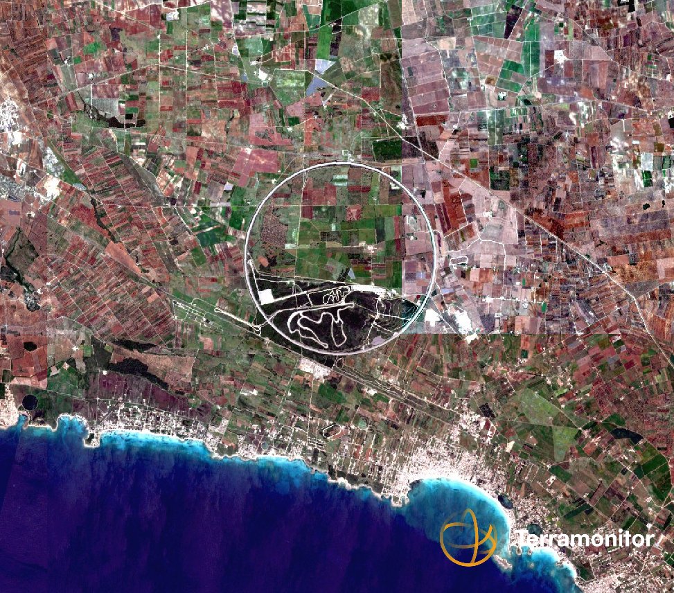 Terramonitor's tweet photo. View of the day #nardoring #italy #spacedata https://t.co/hG2Jw3Pf0v