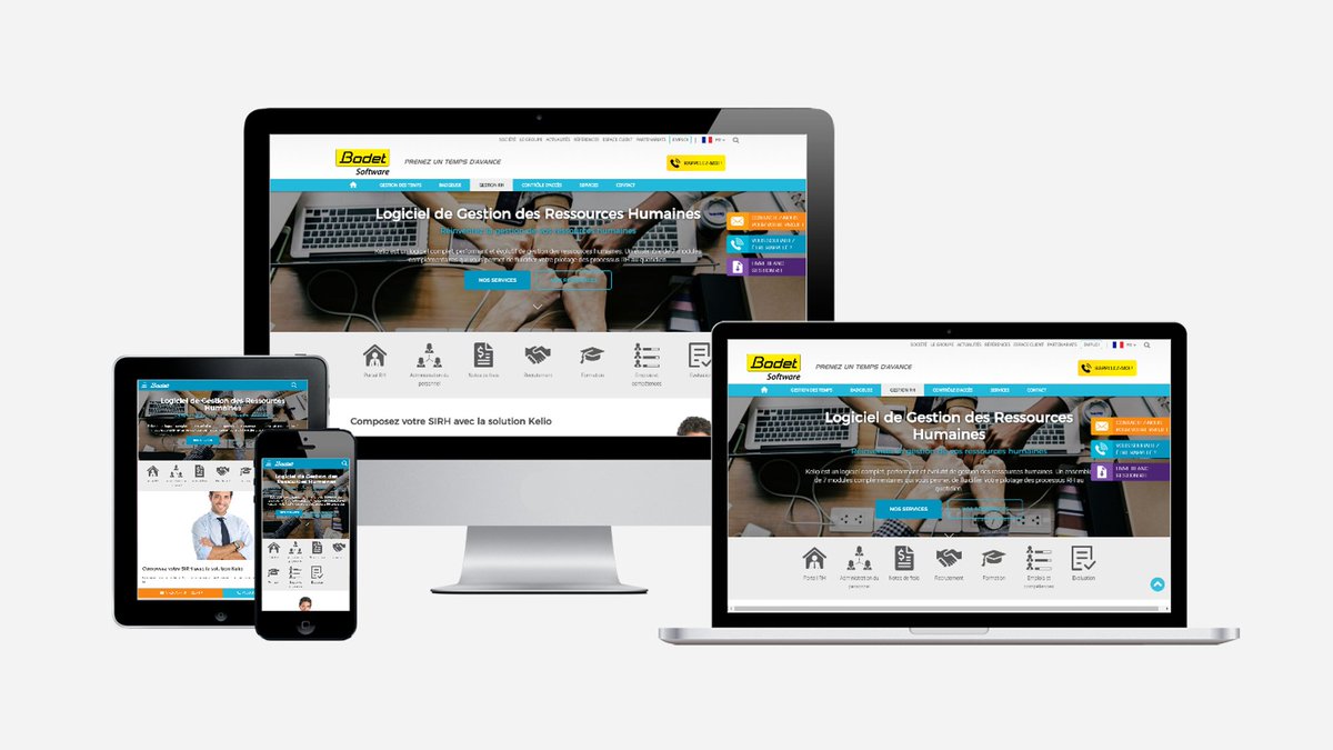 Découvrez le relooking du site #BodetSoftware sur bodet-software.com ! 📱💻🖥️Produits et services @Bodet_Software , témoignages clients, livres blancs ... (re)découvrez notre offre #Kelio ! 🇫🇷🇬🇧🇩🇪🇪🇸 #GTP #GPEC #gestiondestemps #controledacces #SIRH