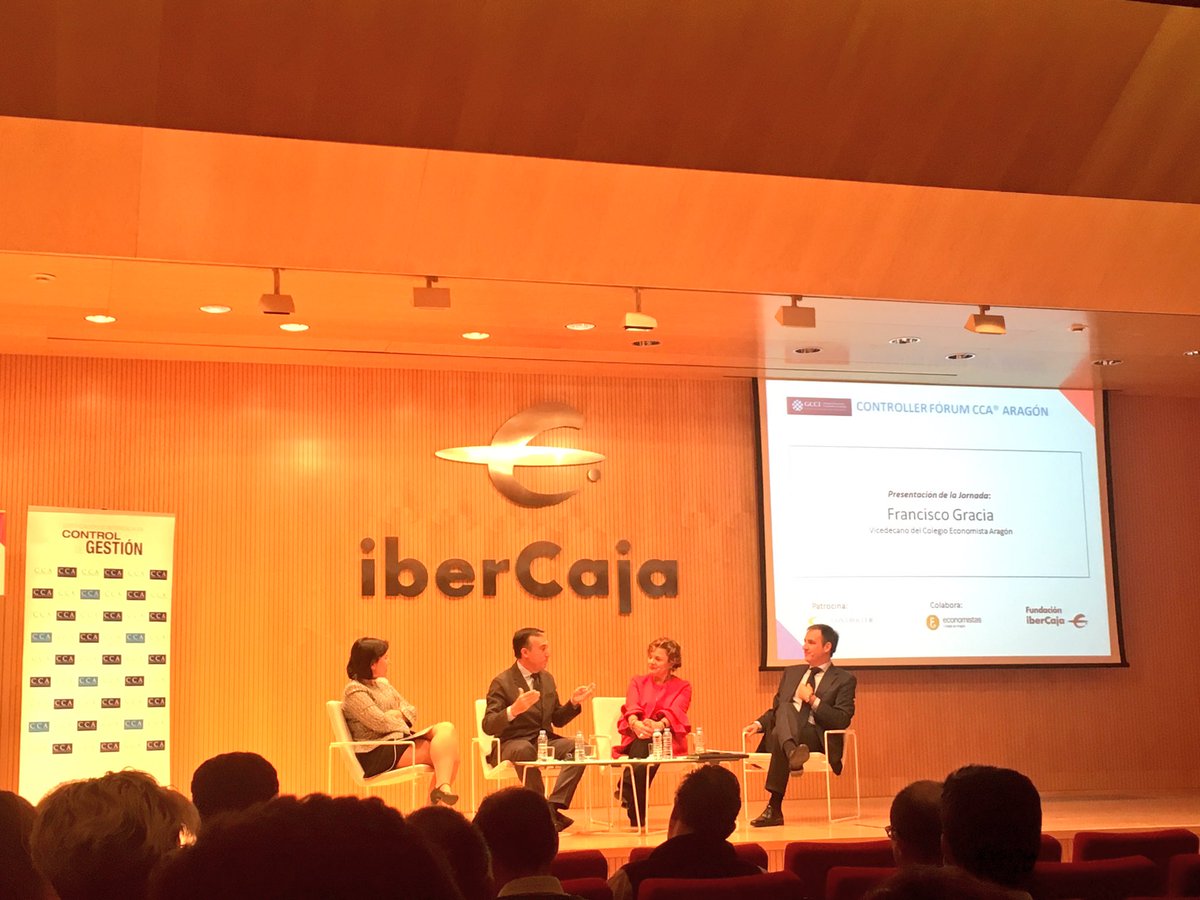 SilviaPlazaTej's tweet photo. Hoy estamos en el #ControllerForum aprendiendo sobre control de gestión de la mano de @IbercajaSocial https://t.co/k7lbtwAl81