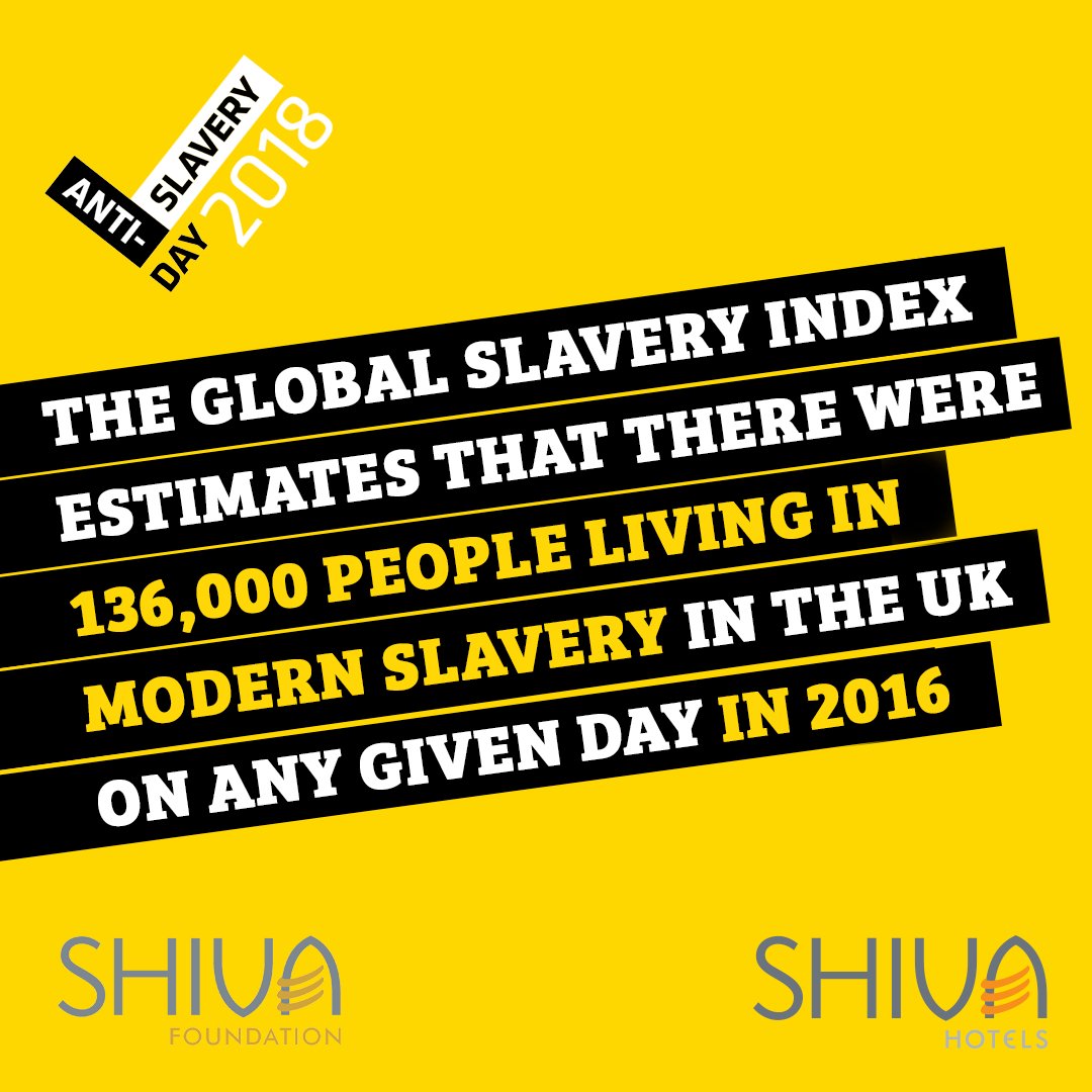 WeAreWaterlooUK's tweet photo. We have the power to make a difference. Say no to modern slavery ➡ @antislaveryday - Shiva Foundation. #antislaveryday (@HamptonWaterloo) https://t.co/s0oz1JOnTm