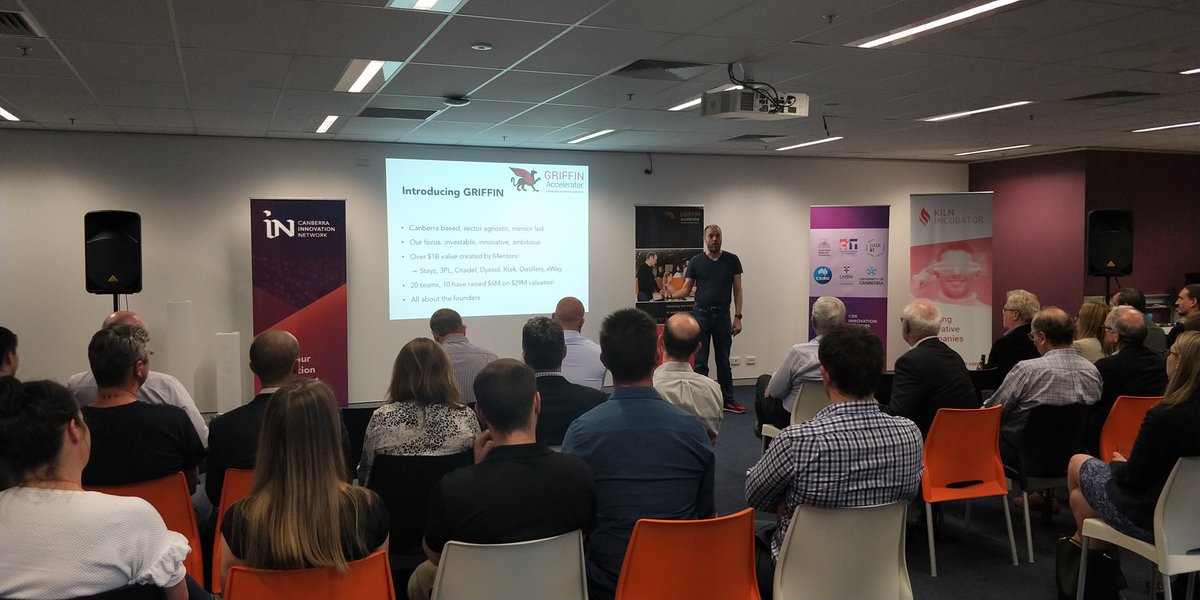 Latest <a href="/GRIFFINAcc/">GRIFFINAccelerator</a> graduates present their businesses to investors at <a href="/CBR_IN/">Canberra Innovation Network</a>