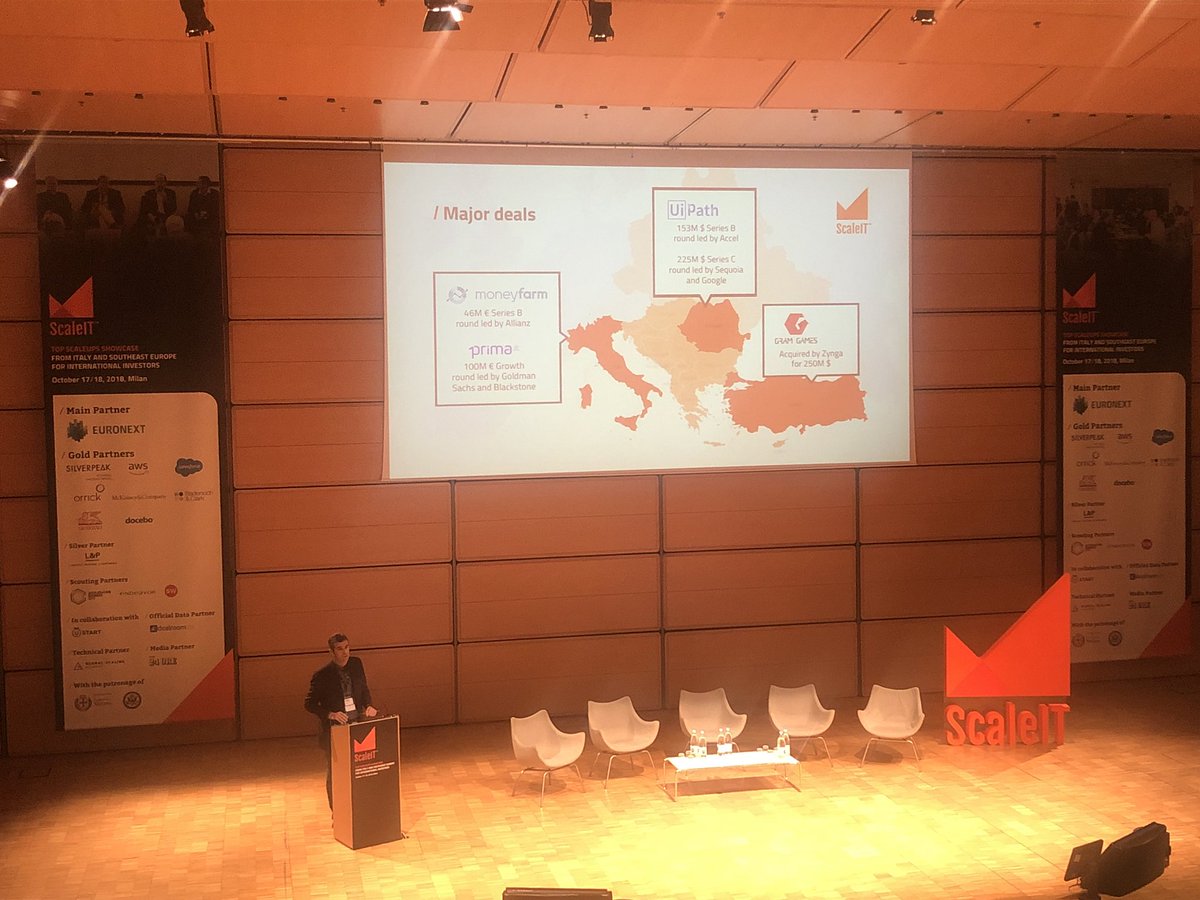 porro_riccardo's tweet photo. @lfranktwit show some good news: finally we have some unicorn companies 😊 #ScaleIT18 https://t.co/JB2HULWGJZ
