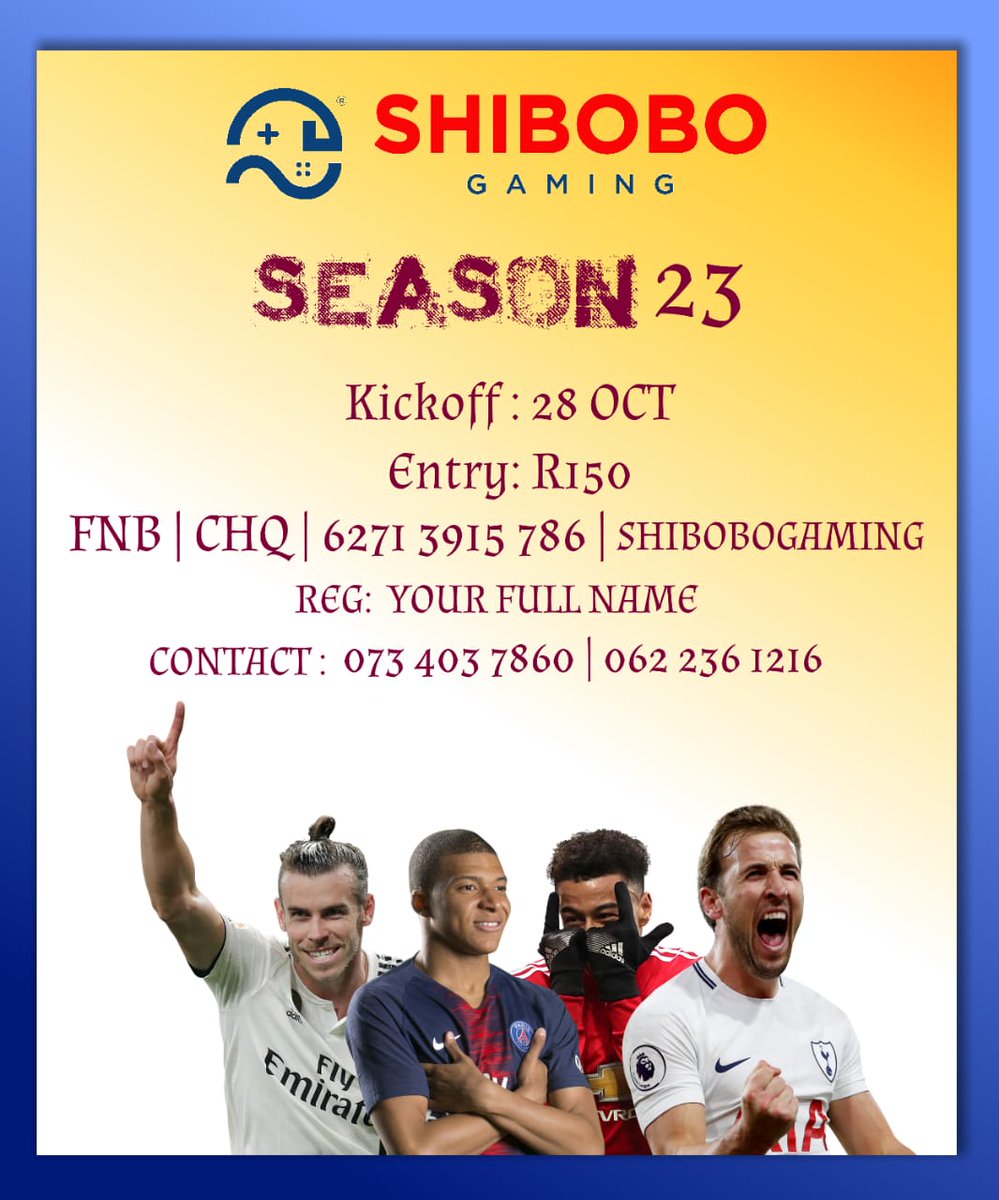 ShiboboFifa's tweet photo. It's that time of the FIFA season.

Our main league is kicking off on the 28th.

Join us for some competitive action. https://t.co/PvZRaN3n3n
